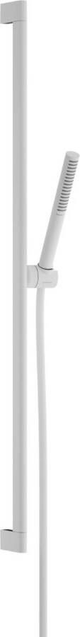 Hansgrohe Pulsify S doucheset 100 1jet EcoSmart+ met glijstang 90 cm mat wit - Foto 1