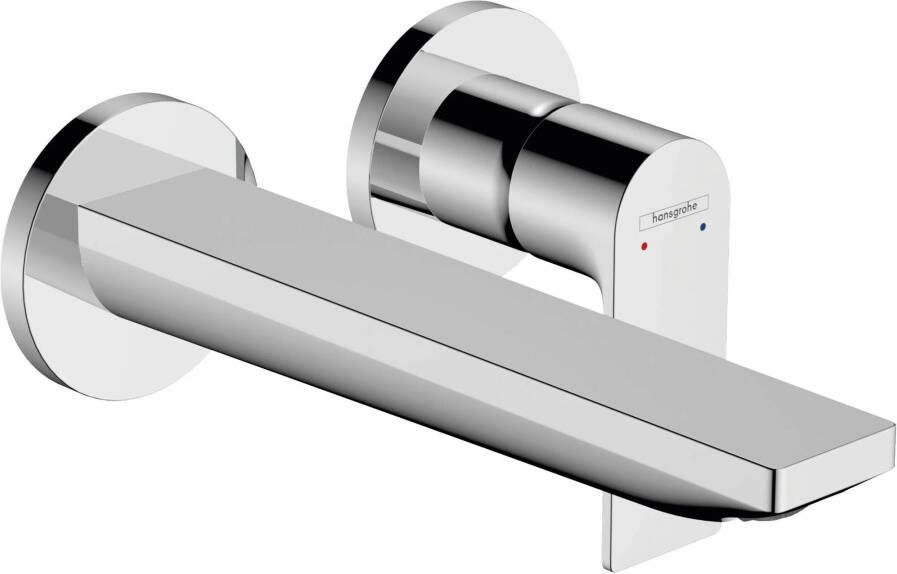Hansgrohe Rebris E afbouwdeel voor ééngreeps inbouw wastafelmengkraan wandmontage 21 4 cm chroom