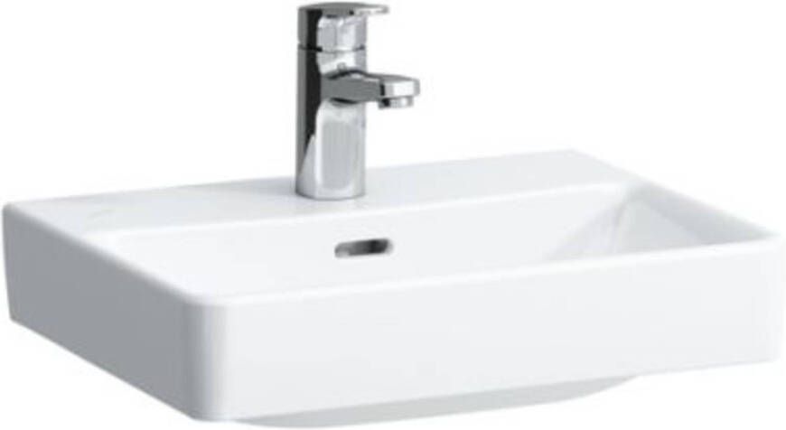 Laufen Pro S wastafel 34x45x14.5cm 1 kraangat keramiek wit h8159610001041