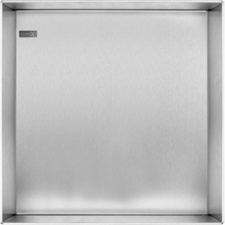 Looox Colour BoX inbouwnis 15x30x10cm RVS geborsteld cbox15rvs
