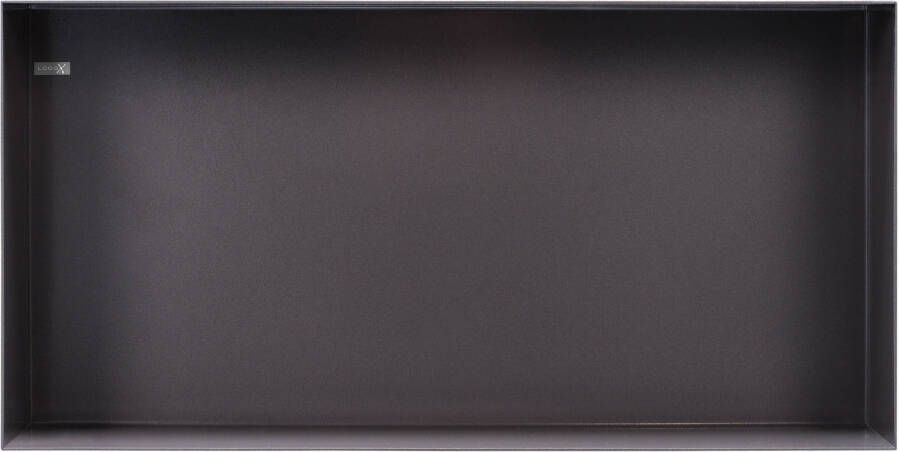 LOOOX Colour Box RVS op- en inbouw niskast 600x300mm antraciet CBOX60A - Foto 2