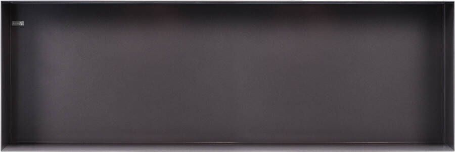 Looox Colour BoX inbouwnis 90x30x10cm RVS antraciet mat cbox90a