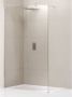 Novellini Lunes inloopdouche H 118 120x195cm met muursteun 100cm mat chroom profiel en helder glas LUNESH1201B lunesh120-1b - Thumbnail 3