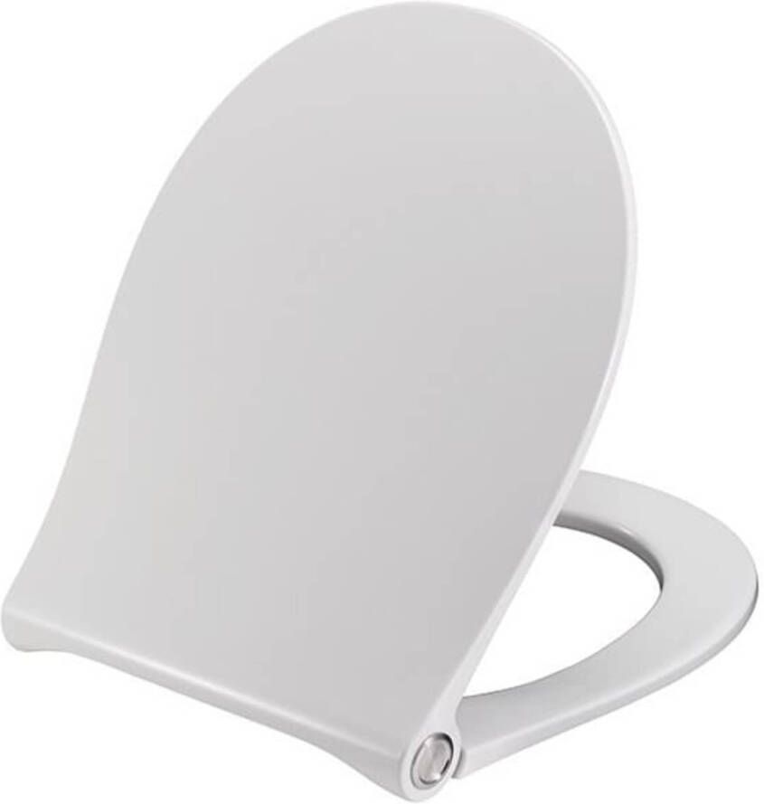 PRESSALIT Sway Uni closetzitting met deksel soft close BL6 uni scharnier en lift off kleur wit