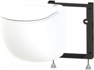 Sanibroyeur Sfa Sanicompact Comfort Eco+ Wandcloset met Faecaliënvermaler Wit
