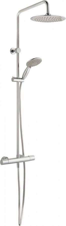 Saqu Tweedekans Dream regendoucheset met 4 straalsoorten Ø25cm chroom 04596 - Foto 2