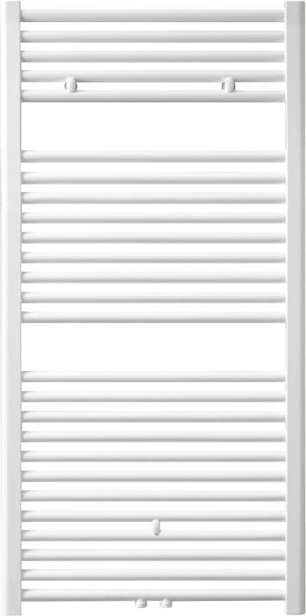Saqu Tweedekans Fonti handdoekradiator 700W 60x118 5cm mat wit 03852