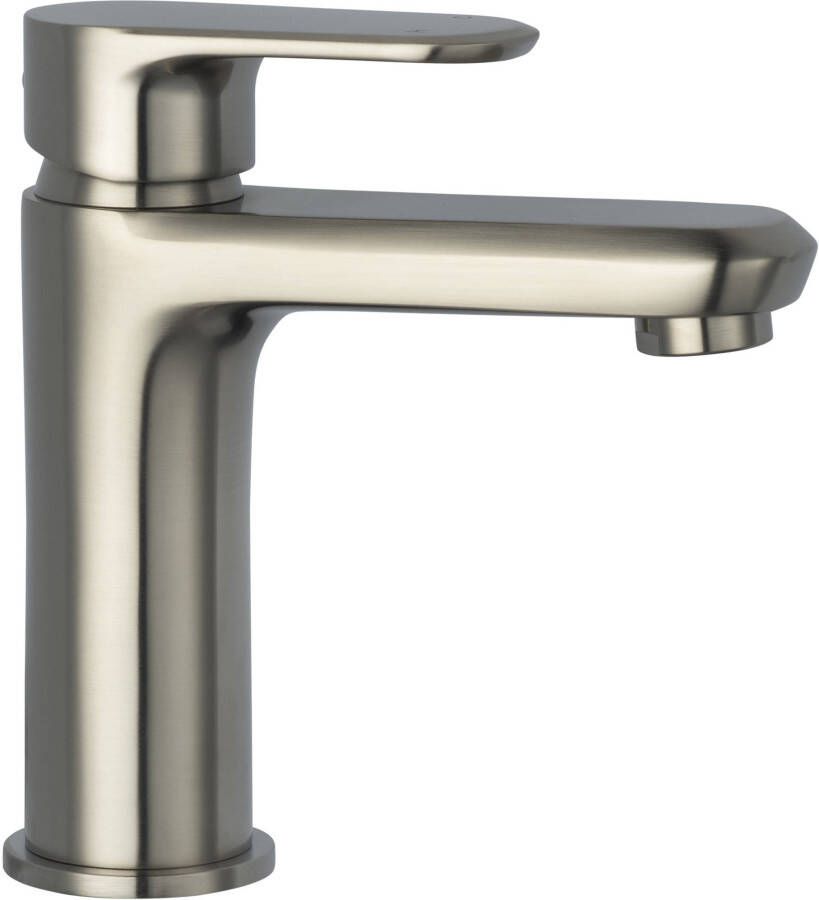 Saniselect Wastafelmengkraan 5x15 2x15 8 cm Geborsteld Staal