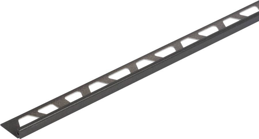 Schluter Jolly-TS tegelprofiel L=300cm H=8mm structuur-gecoat donker antraciet