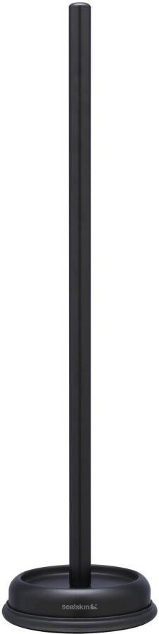 Douche Concurrent Toiletrolhouder Sealskin Acero RVS Zwart met Reserve