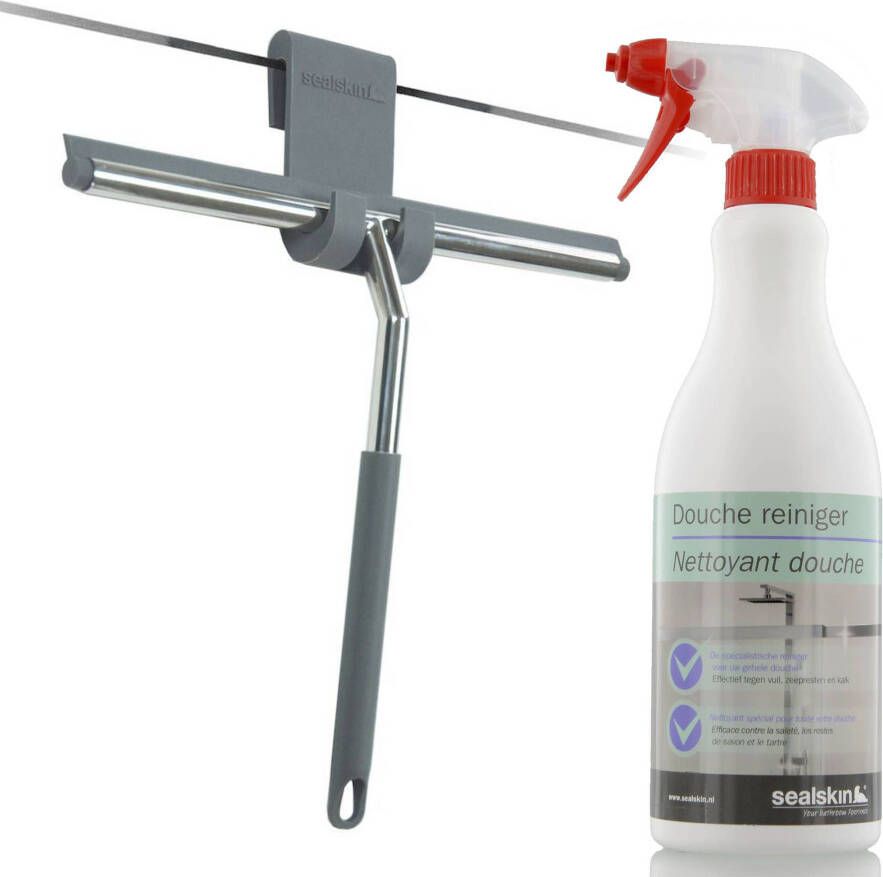 Sealskin douchereinigingsset met glaswisser
