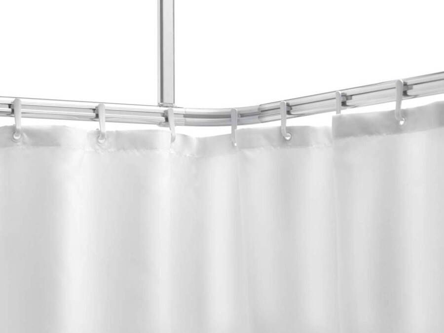 Sealskin Easy Roll Douchegordijnstang Set voor 90x90x90cm Mat aluminium 276623005 - Foto 2