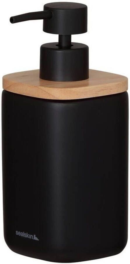 Sealskin Mind Zeepdispenser 200 ml vrijstaand Zwart 800055 - Foto 2
