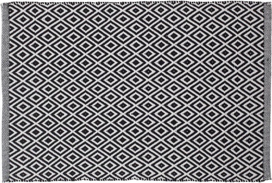 Sealskin badmat Trellis Katoen 60 x 90 cm Zwart