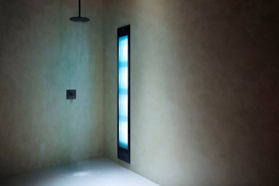 Douche Concurrent Sunshower Deluxe Black UV en Infrarood Inbouwapparaat 32x187x16cm Full Body 2000watt Aluminium - Foto 2