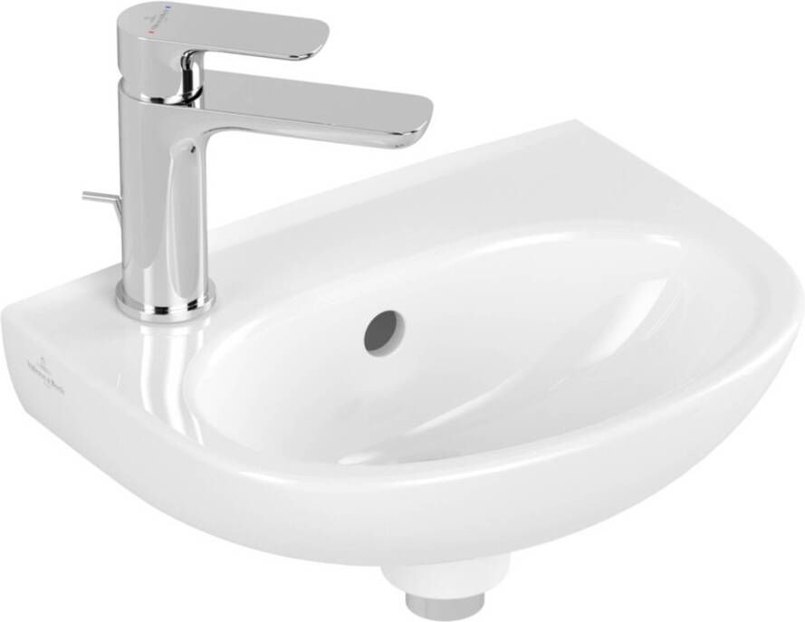 Villeroy & Boch O. Novo Fontein met kraangat 36x27 5x10 cm Wit Alpin CeramicPlus