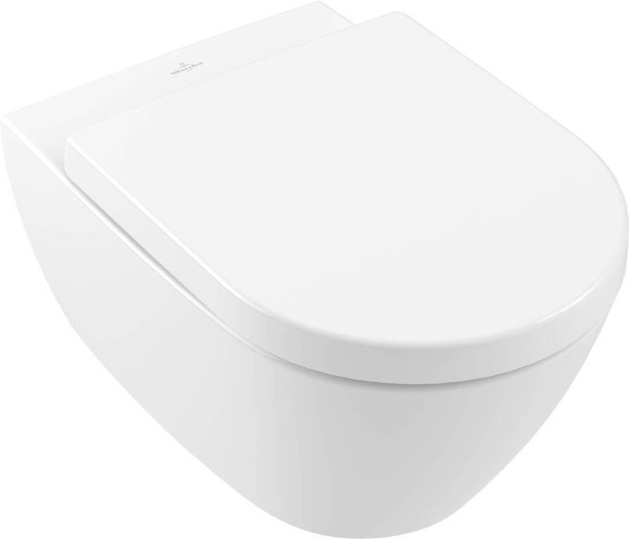 VILLEROY&BOCH Villeroy&amp Boch Subway 2.0 keramisch wandcloset diepspoel DirectFlush. Met Ceramic Plus. Kleur wit.