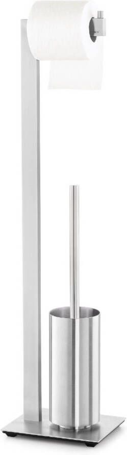 Zack Linea Toiletbutler 73X16.8X12.7cm Mat Gesatineerd RVS 40382