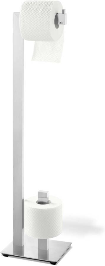 Zack Linea toiletbutler 72.7x15x18cm voor wcrollen staand RVS 40379