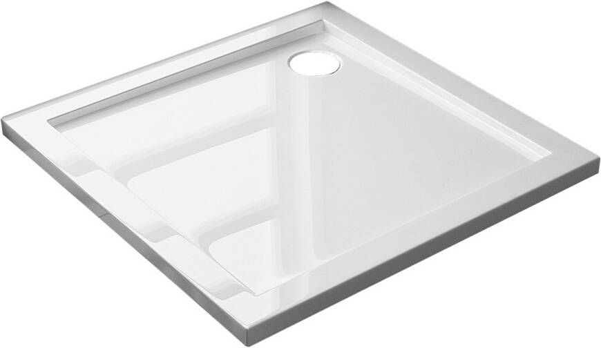 Purismo ADW Project douchebak 100x100x4 cm vierkant wit glans