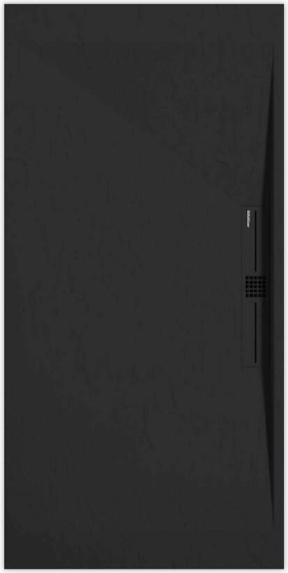 Sanifun douchebak Stone Side Black Slate 130 x 80 P.