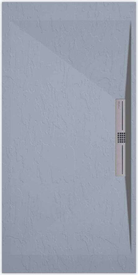 Sanifun douchebak Stone Side Gray Slate 110 x 70 S.