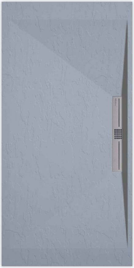 Sanifun douchebak Stone Side Gray Slate 140 x 90 S.