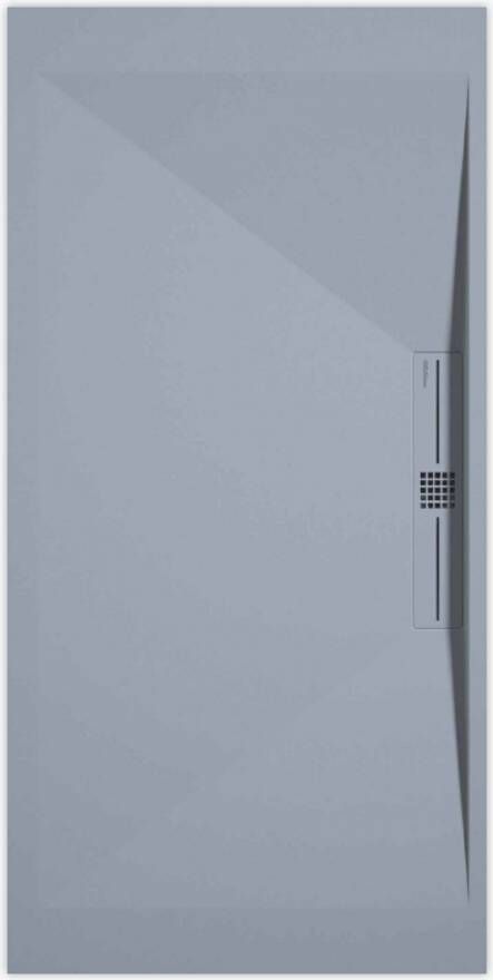 Sanifun douchebak Stone Side Gray Smooth 110 x 70 P.