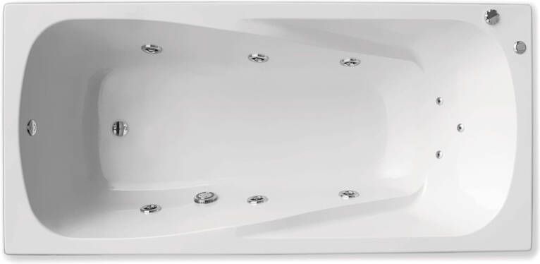 Zeza Sereno bubbelbad 180x85cm acryl wit SERENO WHIRLPOOL