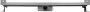 Wiesbaden Douchegoot 3e Generatie RVS Muurflens 100x7 cm met Uitneembaar Sifon + Uitneembaar Haarfilter - Thumbnail 3
