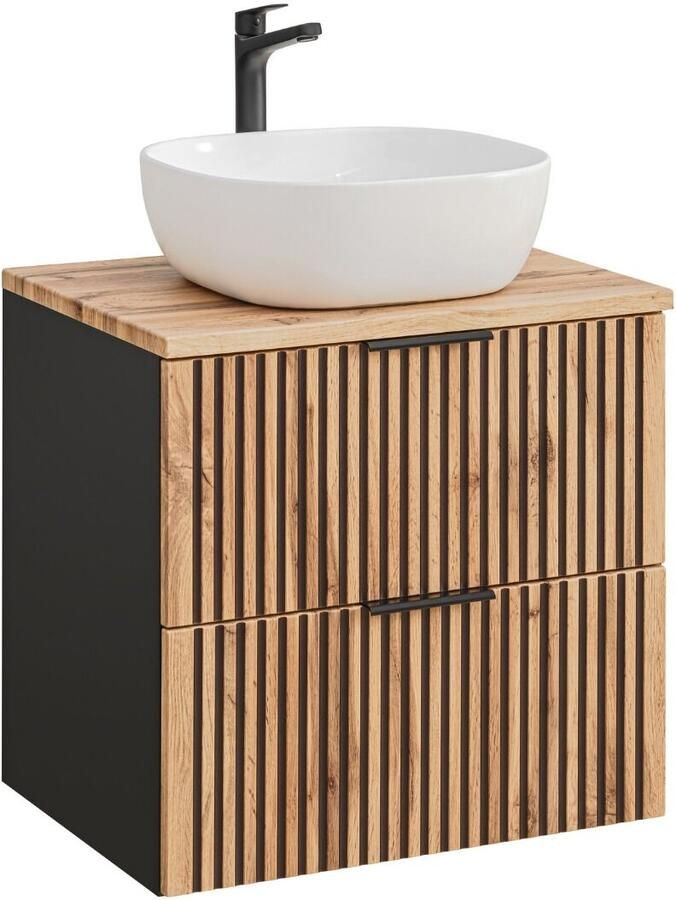 Sanifun badkamermeubel Wotan 60 opbouw Wit.