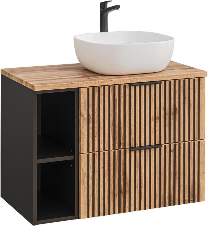 Sanifun badkamermeubel Wotan 80 opbouw Wit bis.