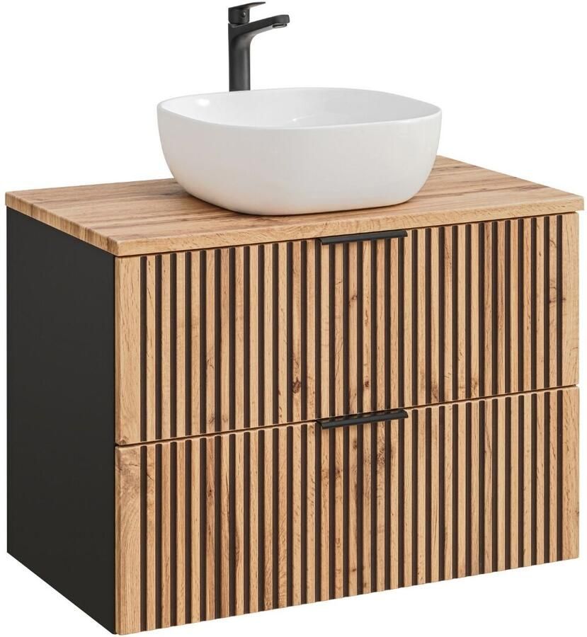 Sanifun badkamermeubel Wotan 80 opbouw Wit.