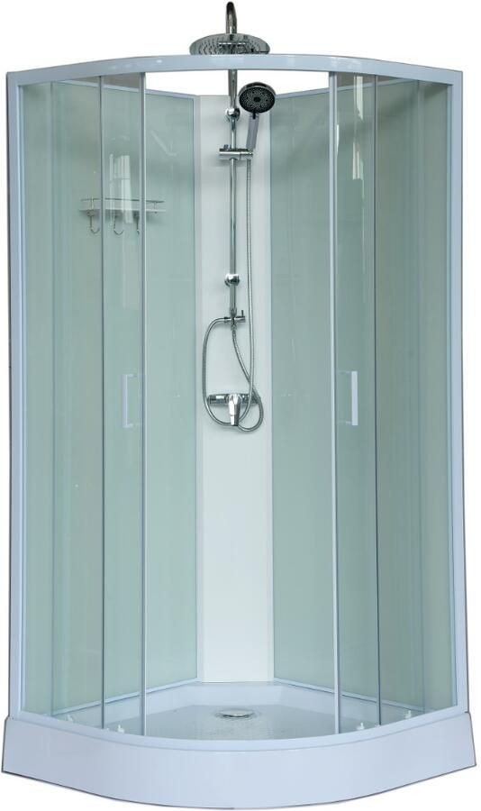 Sanifun complete douchecabine Cira 100 x 100 kitvrij.