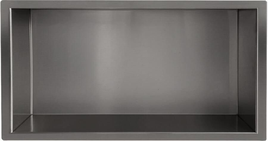 Sanifun Demir inbouwnis 30 x 60 x 10 gunmetal.