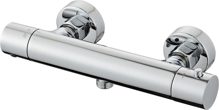 Sanifun douche thermostaatkraan Silver 15 cm.