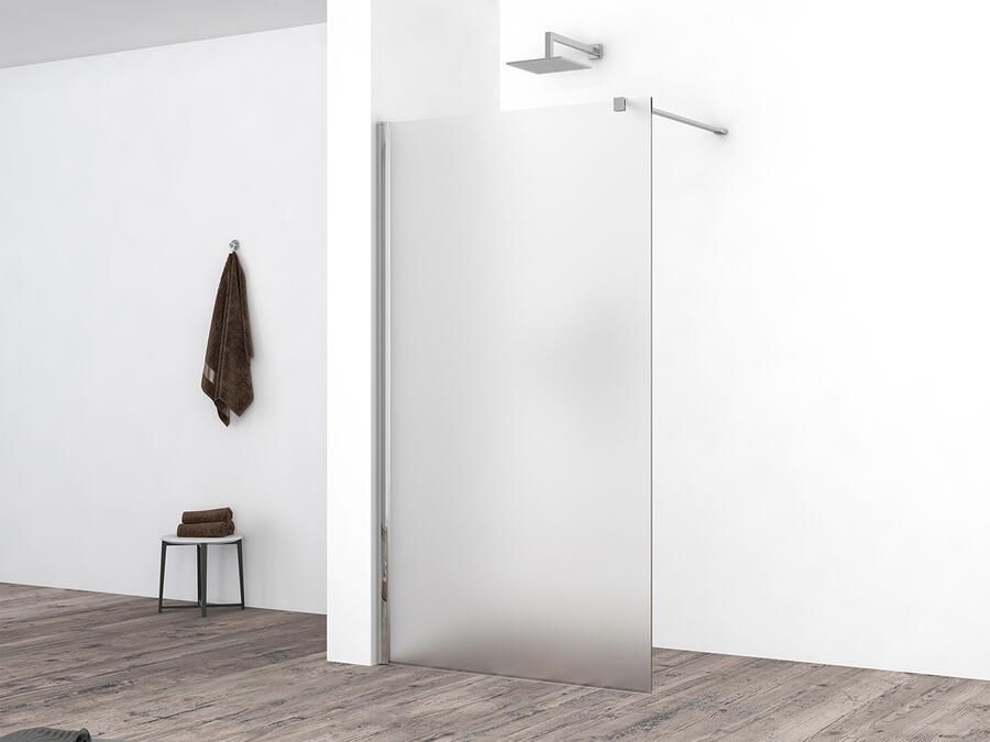 Sanifun Douchewand Rocco 120x200 cm– Mat Veiligheidsglas met NANO-coating