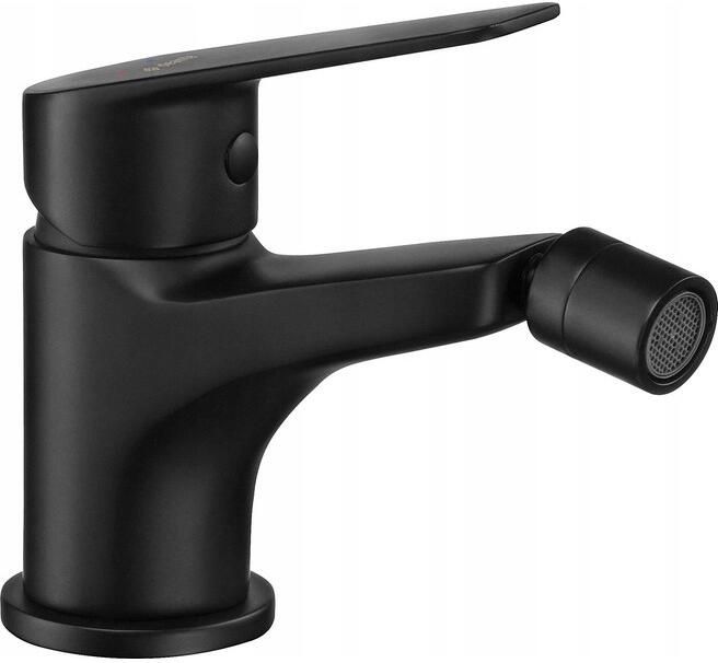 Sanifun Jasmijn bidetkraan mat zwart– eengreepsmengkraan met perlator