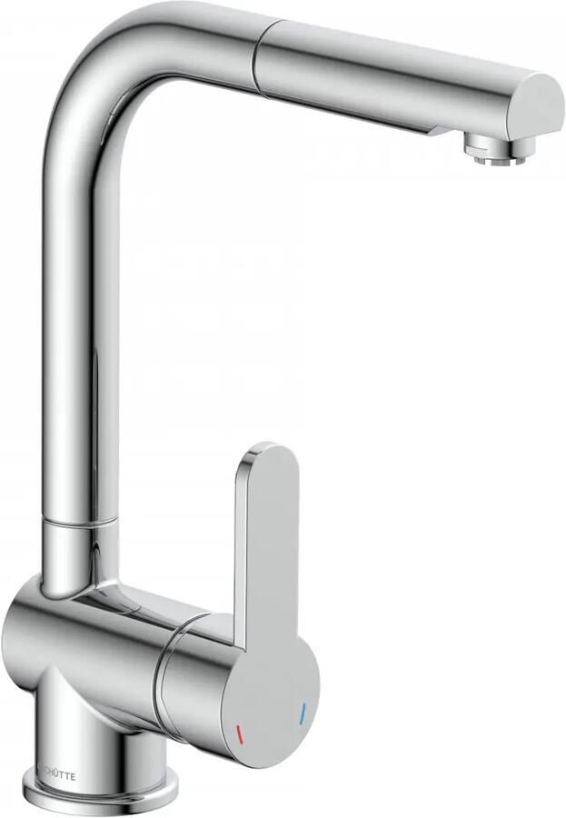 Sanifun LONDON Keukenkraan Lage Druk met Uittrekbare Uitloop– Chroom.