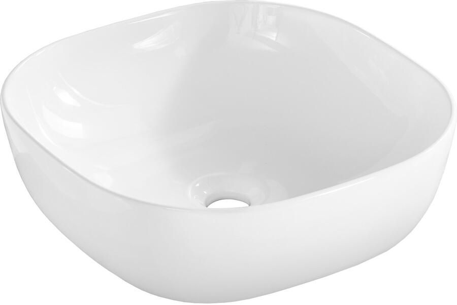 Sanifun opbouw wastafel Smile 42 x 42 Wit.