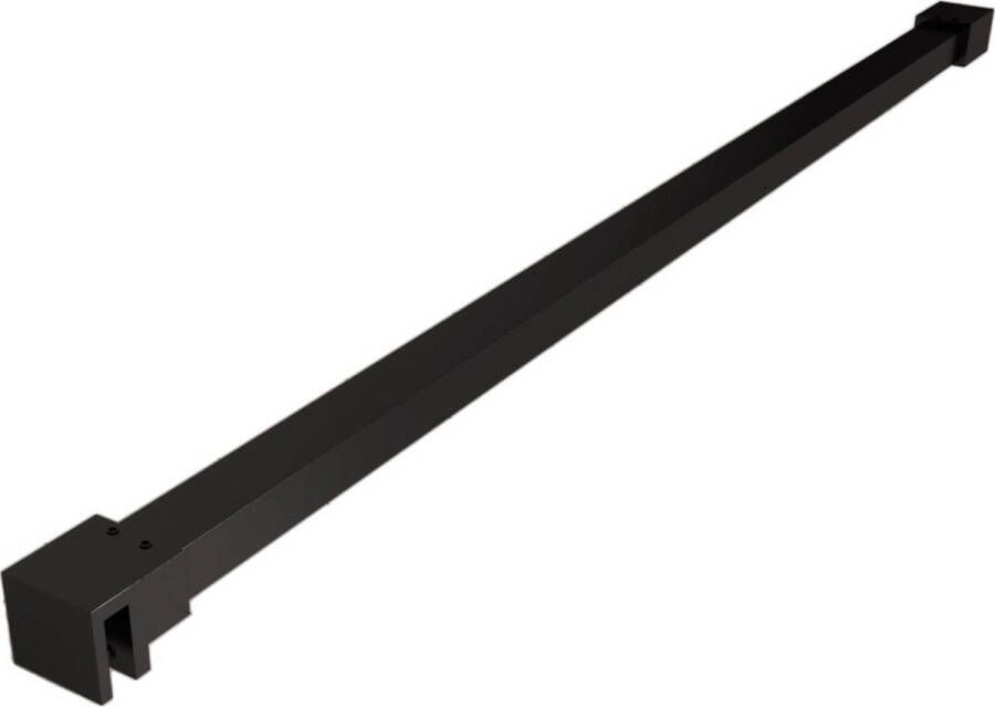 Sanifun Slim stabilisatiestang 120 cm mat zwart.