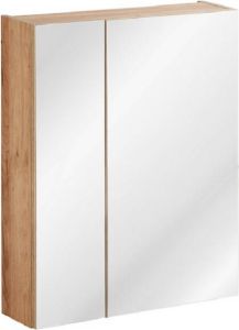 Sanifun spiegelkast Capri Oak 75 x 60.