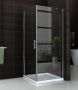 Wiesbaden Douchecabine Vierkant Draaideur 100x100x200cm Antikalk Helder Glas Chroom Profiel 8mm Veiligheidsglas Easy Clean - Thumbnail 6