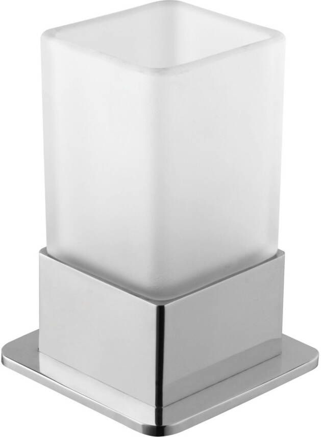 Wiesbaden Eris vrijstaande tandenborstelhouder chroom 28.4010 - Foto 2