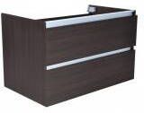 Wiesbaden Badkamermeubel Onderkast Vision Hangend 80x50x47cm MDF Houtnerf Grijs Softclose Greeploos - Foto 5