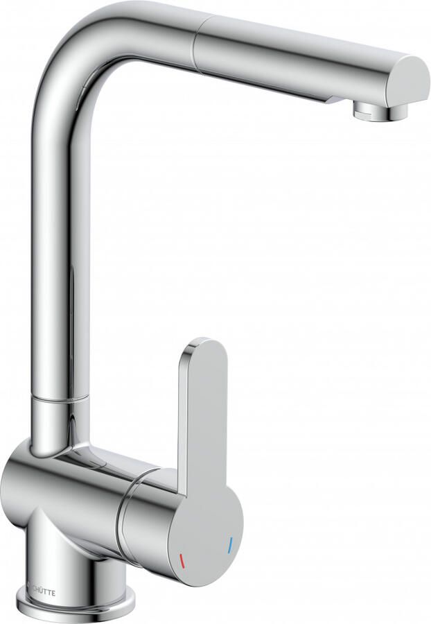 Schütte LONDON Keukenmengkraan – RVS Look | Uittrekbare Douche&360°
