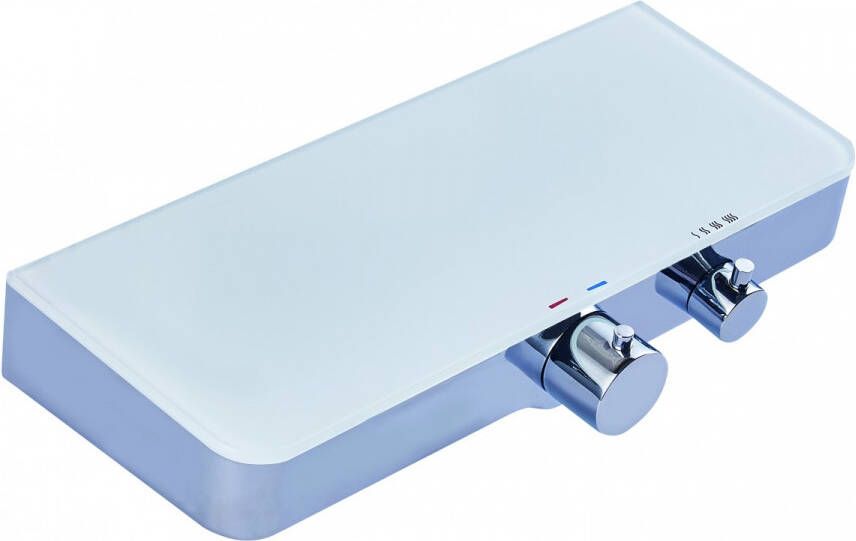 Schütte Thermostatische Douchemengkraan Schutte Ocean met Planchet Chroom Wit - Foto 2