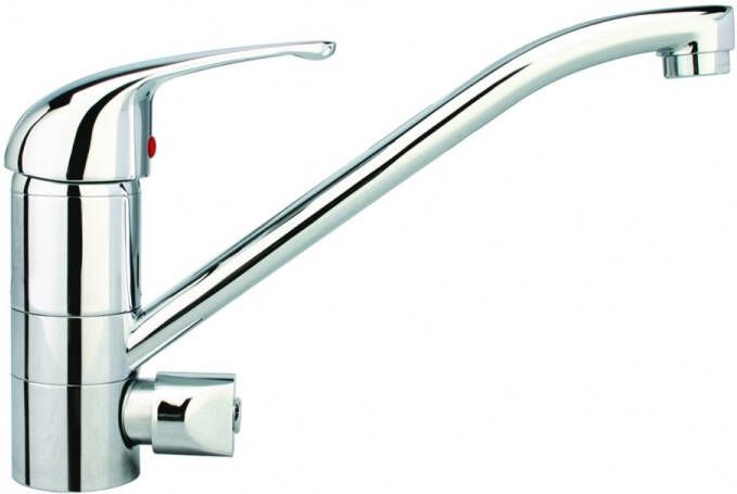 Schütte Keukenmengkraan Schutte Ultra Draaibare Uitloop Met Machineaansluiting Chroom