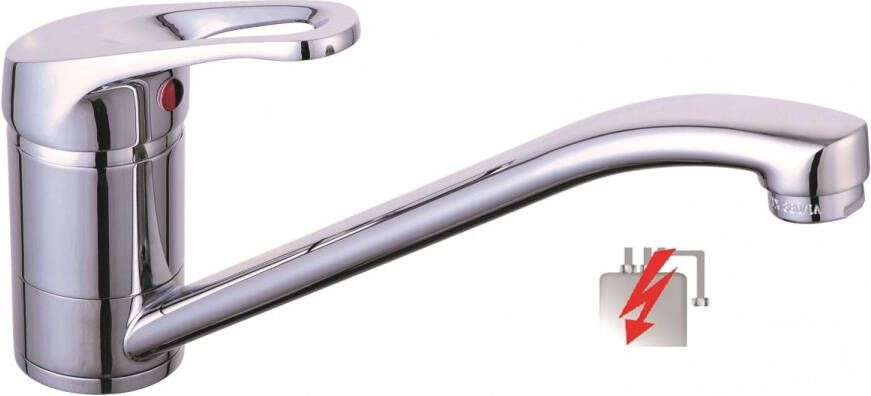 Schütte Keukenmengkraan Schutte Tassoni Draaibare Uitloop Lage Druk Chroom - Foto 2