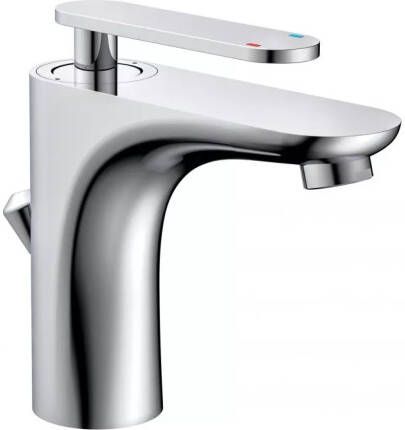 Schutte Wastafelkraan Schütte Orca Mengkraan Keramische Schijven Chroom